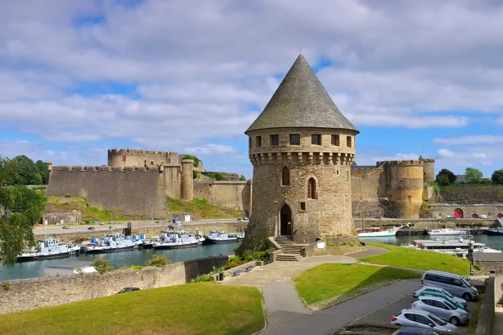 Le château et la tour Tanguy à Brest