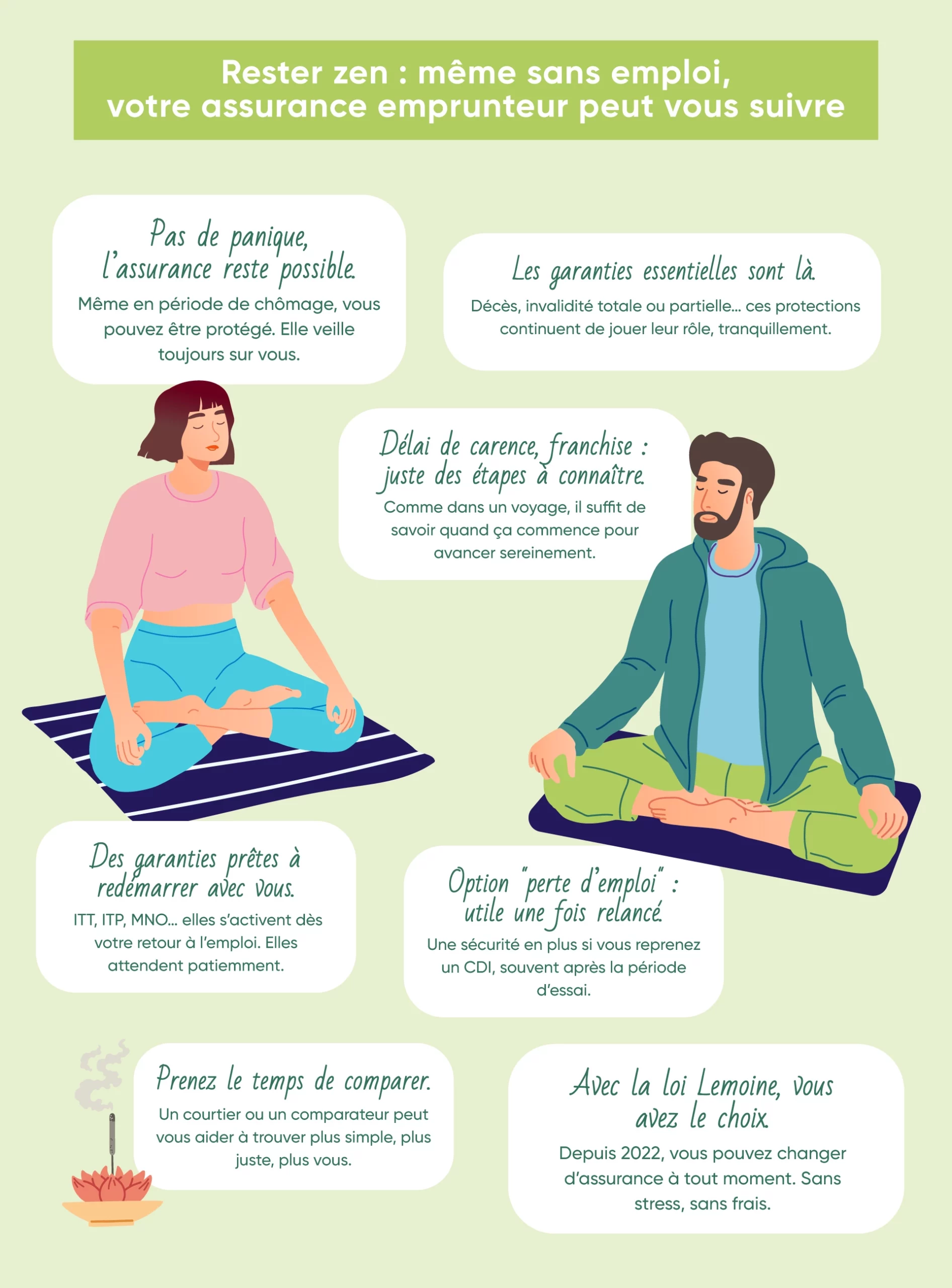 Assurer son prêt immobilier quand on est au chômage, c'est possible. Découvrez comment et quelles garanties sont couvertes.