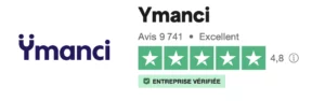 Avis client ymanci Trustpilot en septembre 2024