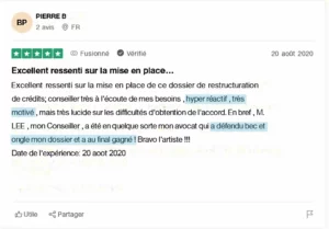 Les avis satisfaits de nos clients après un rachat de crédits. Découvrez celui de Pierre