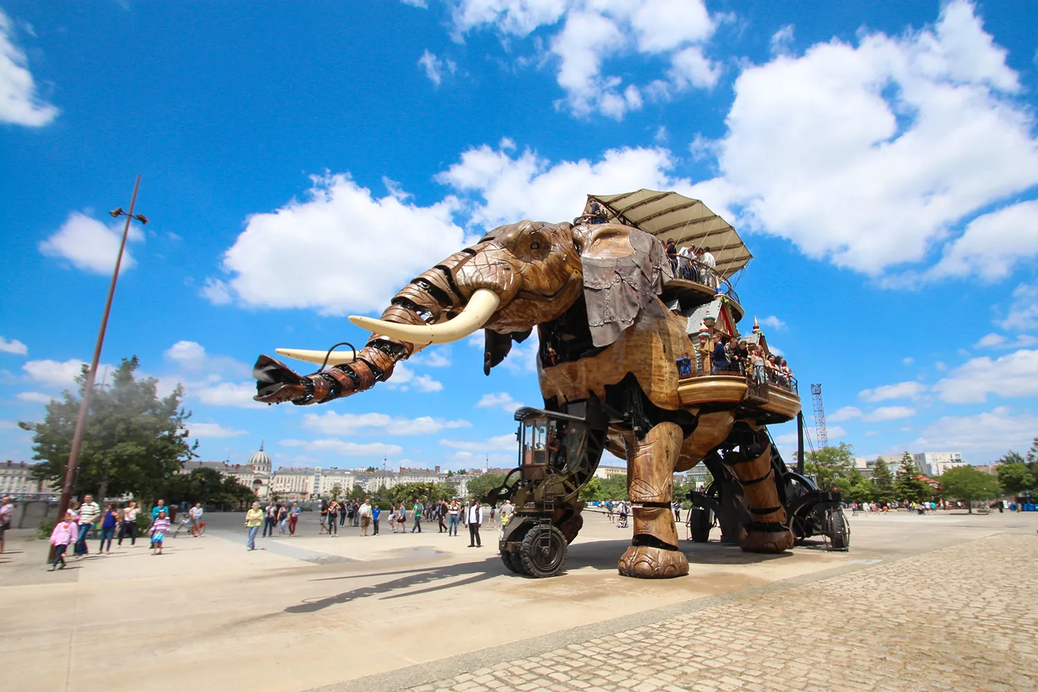Le très célèbre Grand Eléphant à Nantes