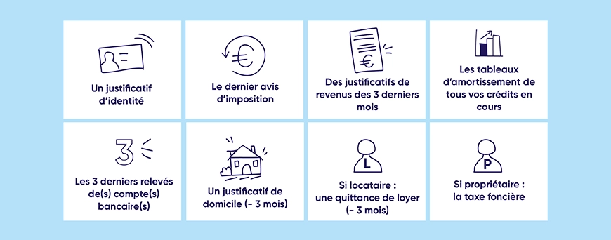 Découvrez les principaux documents demandés pour réaliser un rachat de crédits