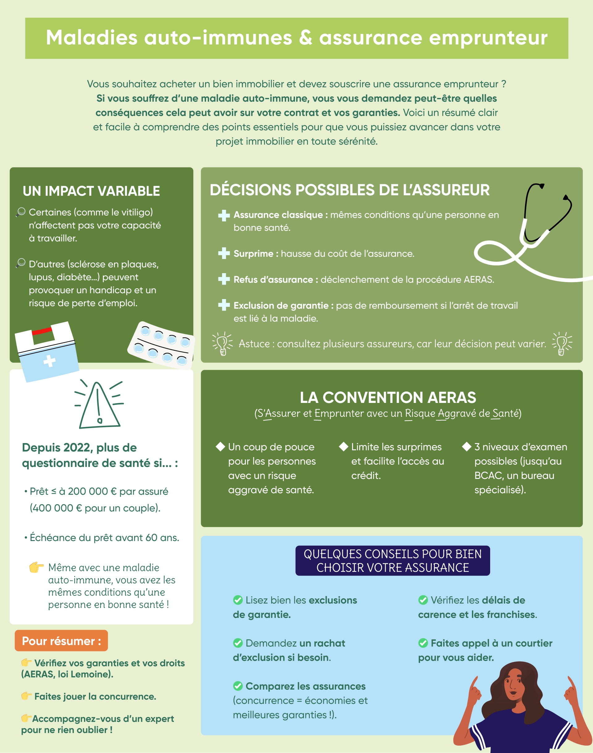 L'essentiel de ce que vous devez savoir sur l'assurance de prêt quand on a une maladie auto-immune