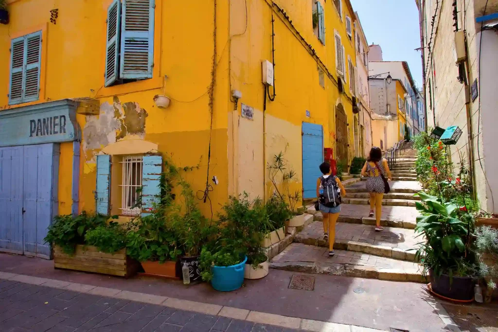 Quartier du panier à Marseille, idéal pour acheter un bien immobilier