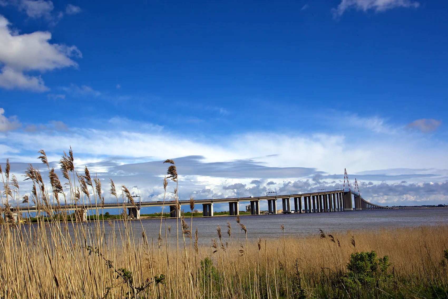 Pont à haubans à Saint-Nazaire