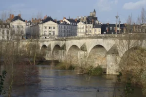 Vue sur un pont à Orléans